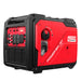 A red and black PowerSmart portable generator labeled "4800W CO Protect," features control panels, ventilation grilles, and a carrying handle—ideal as a backup power solution for emergencies.