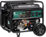 Cummins Onan P9500df EFI dual-fuel portable generator front view