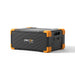 The Pecron EP3000-48V portable power station, featuring a black design with orange corner guards and a ribbed surface, is ideal for outdoor or emergency power needs. It boasts a convenient side port panel and is equipped with a durable LiFePO4 battery for reliable energy on-the-go.