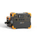 Presenting the Pecron EP3000-48V, a compact power station with a striking black and orange exterior. It comes equipped with multiple outlets such as AC, USB, and DC ports. Utilizing LiFePO4 technology for enhanced durability, it features a digital display for battery status monitoring, proudly displaying the "Pecron" brand on the front.