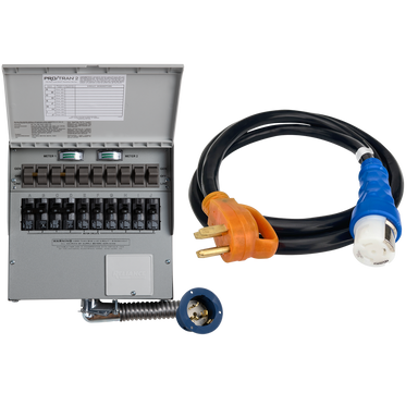 Anker SOLIX Home Backup Kit (50A Transfer Switch + Cable) For F3800 & F3800 Plus - 10-Circuit Manual Transfer System