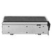 The ICECO Wholesale rectangular server rack component is made of galvanized sheet metal with a textured black top. Its sides feature multiple screw holes and connectors, providing an efficient storage solution against a plain white background.