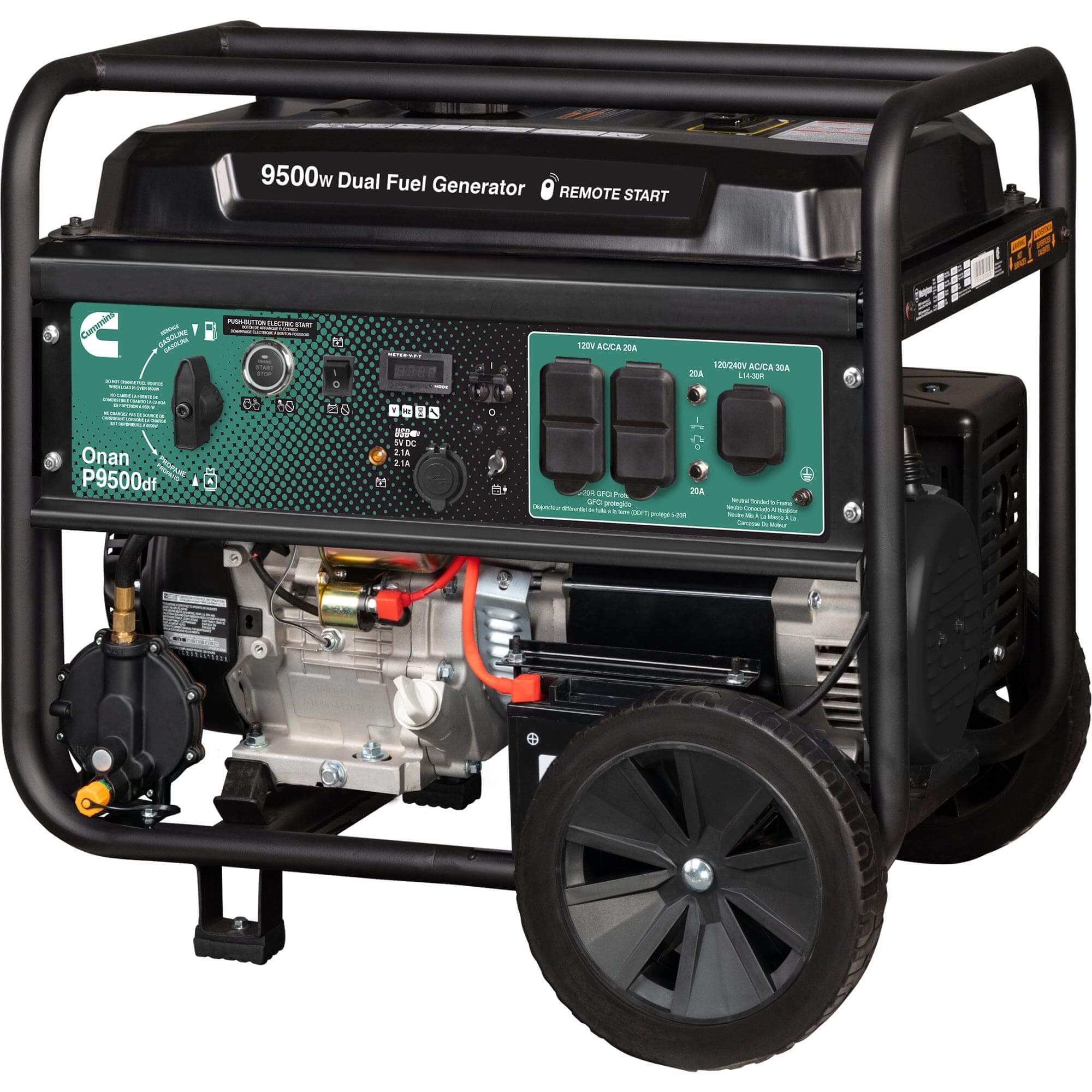 Cummins Dual-Fuel Generator Cummins Onan P9500df Dual-Fuel Generator - A058U967