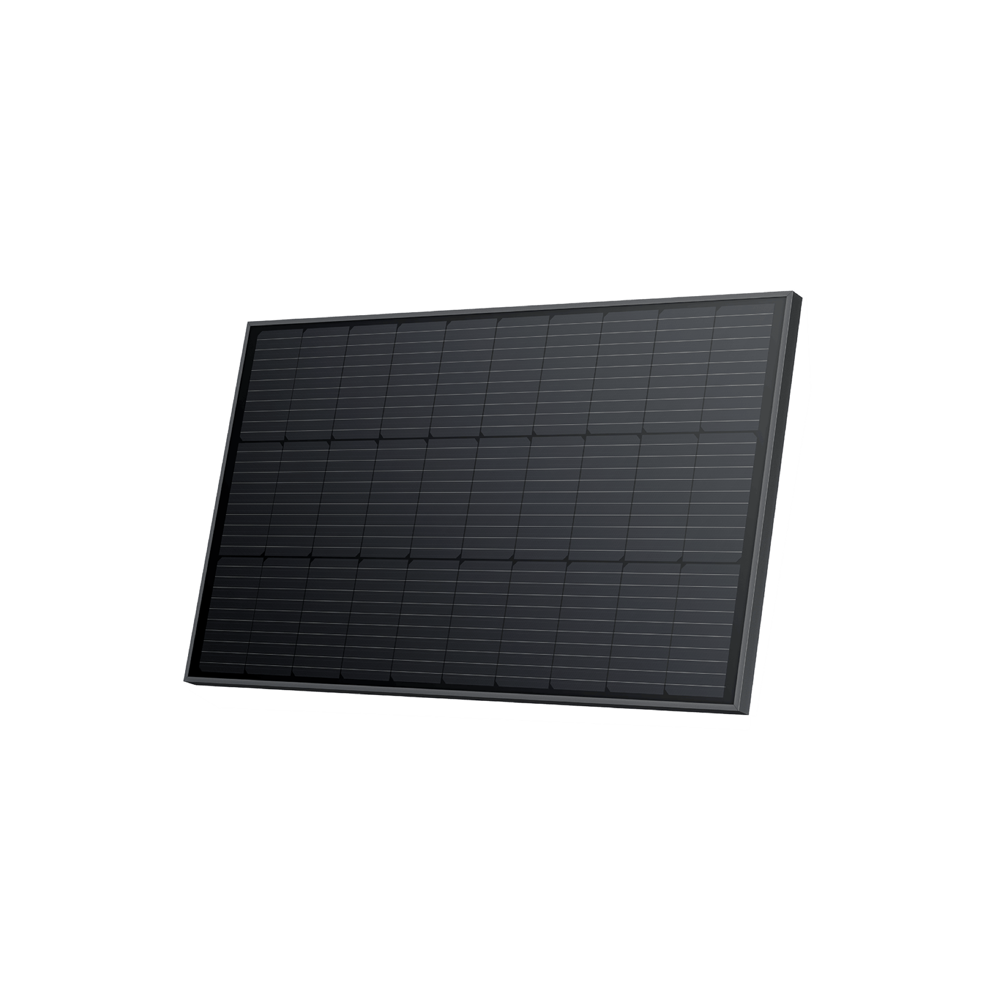 EcoFlow 100W panel MC4 connectors and junction box detail