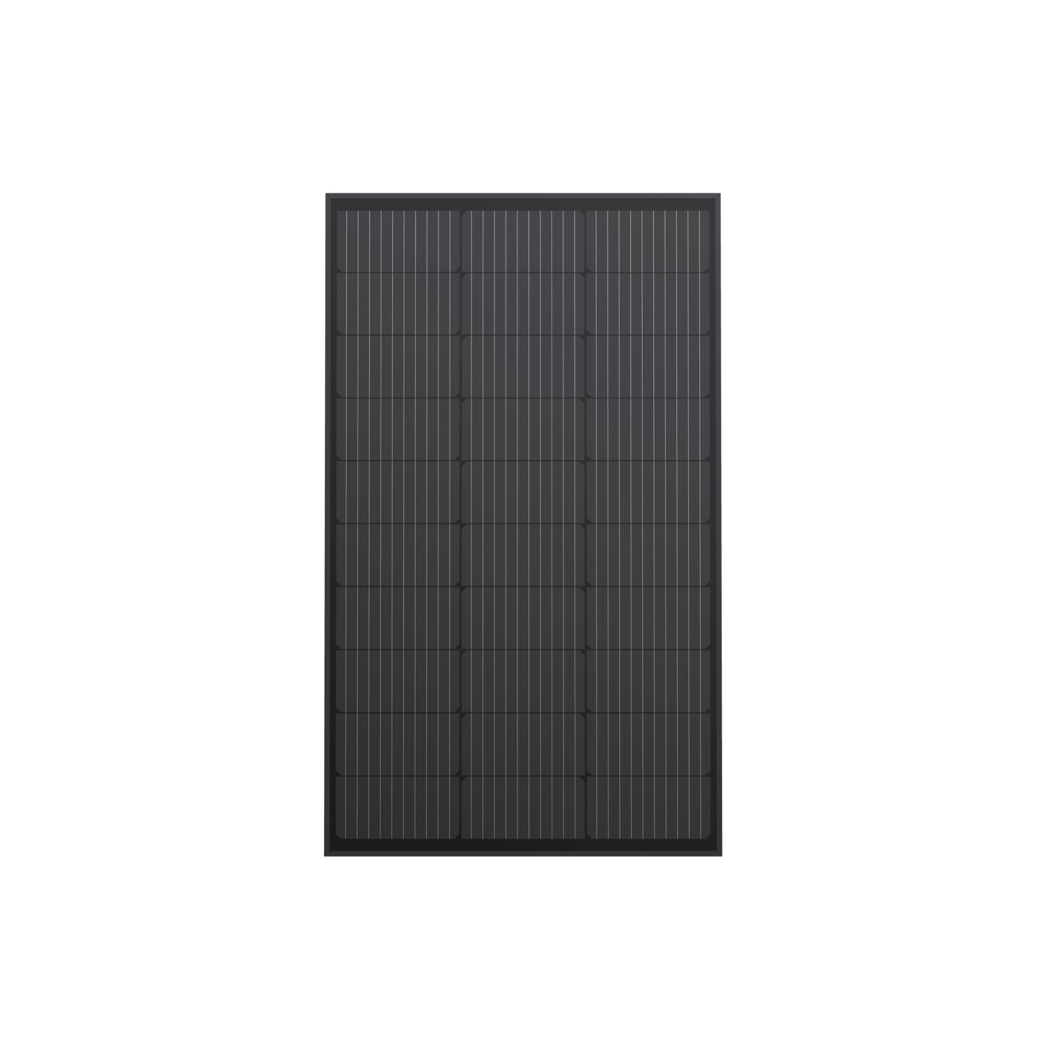 EcoFlow 100W Rigid Solar Panel mounted on RV roof setup