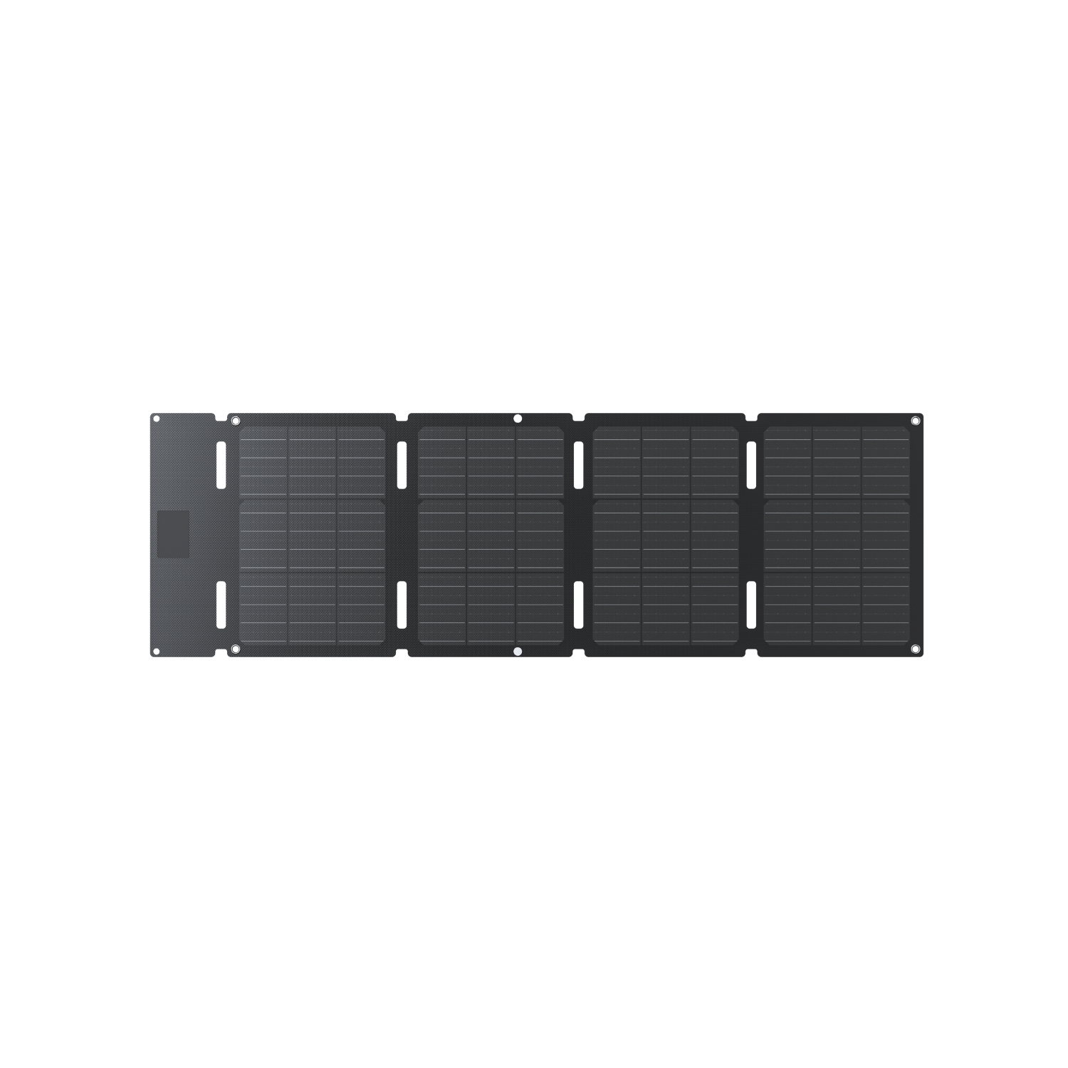 EcoFlow 45W panel Type-C charging port and connection details