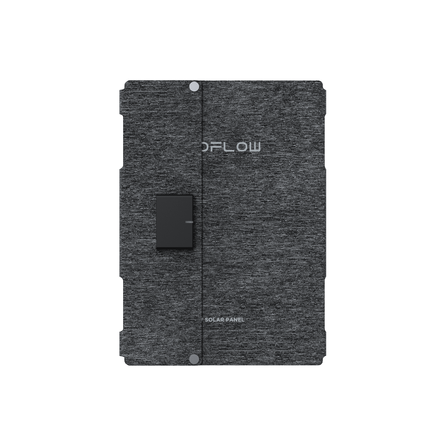 EcoFlow Type-C solar panel unfolded in bright sunlight on grass