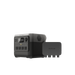 EcoFlow alternator charger side angle showing compact design and build quality