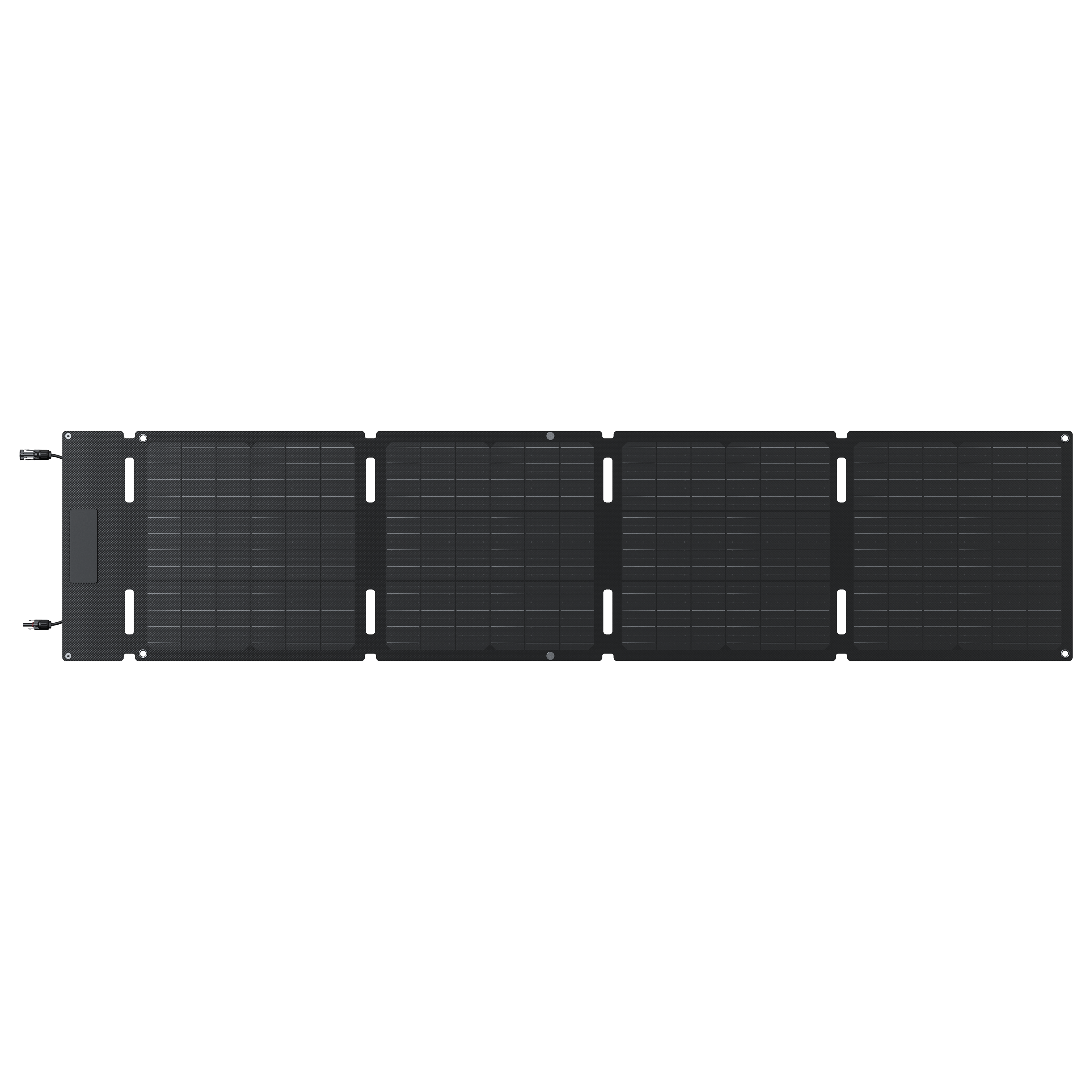 EcoFlow 60W solar panel angled view showing foldable design