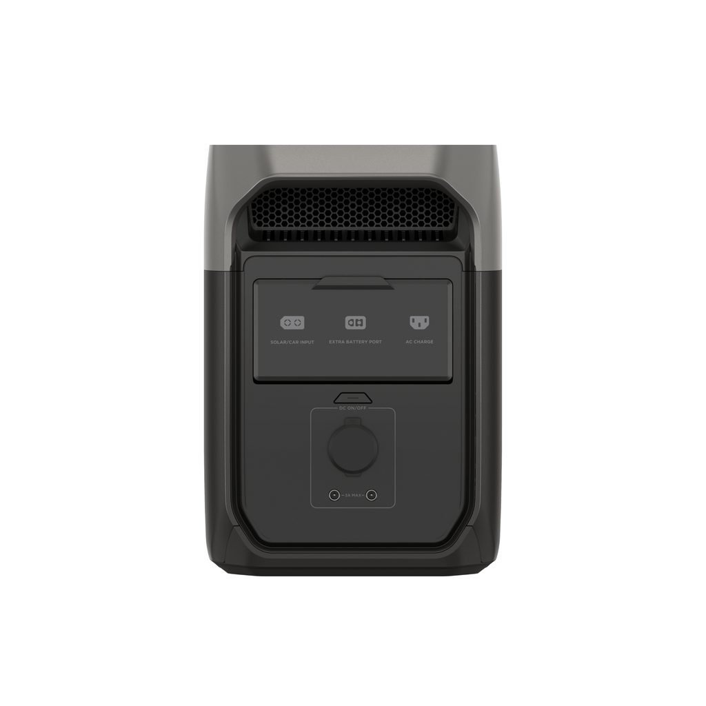 EcoFlow DELTA 3 power station rear panel