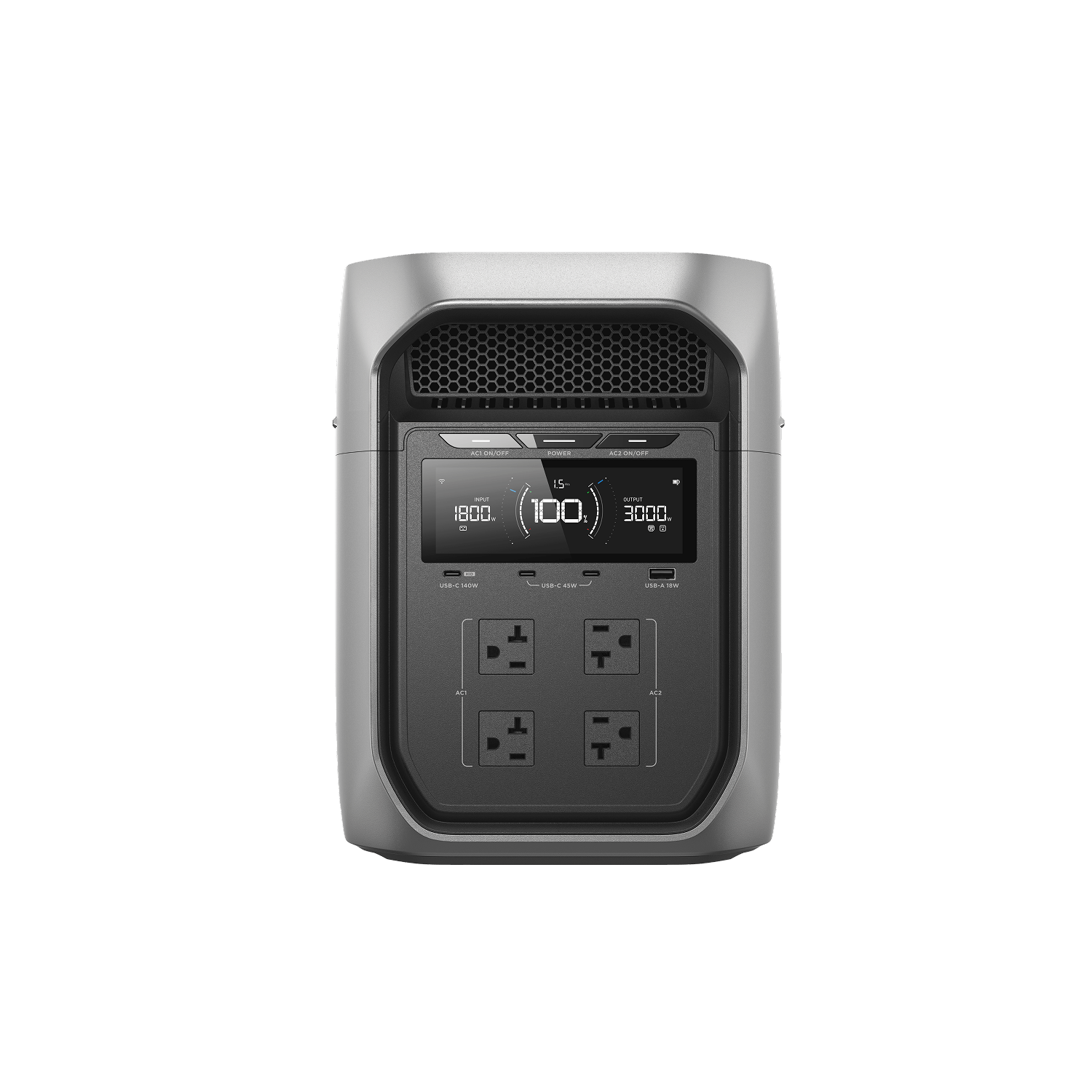 DELTA 3 Max Plus portable power station emergency backup power setup