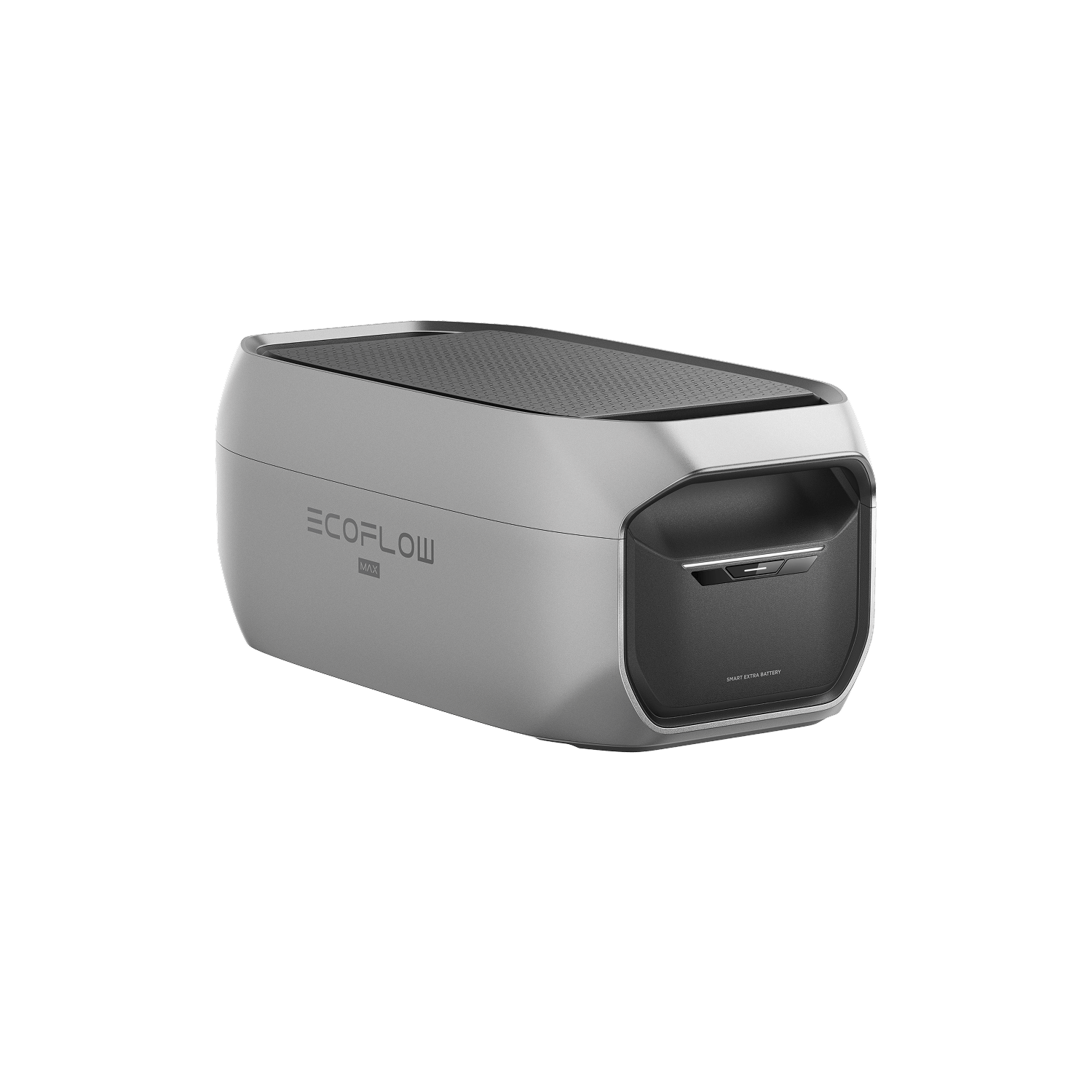 DELTA 3 Ultra Plus portable power station angled side view with battery pack