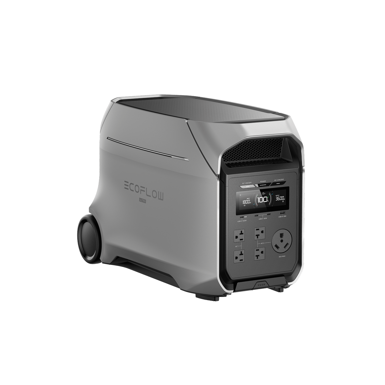 DELTA 3 Ultra Plus powering camping equipment at outdoor site