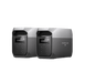Two EcoFlow DELTA 3 Max portable power stations in Black side by side, illustrating expandable capacity