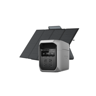 EcoFlow DELTA 3 Max Plus paired with the included 400W foldable solar panel