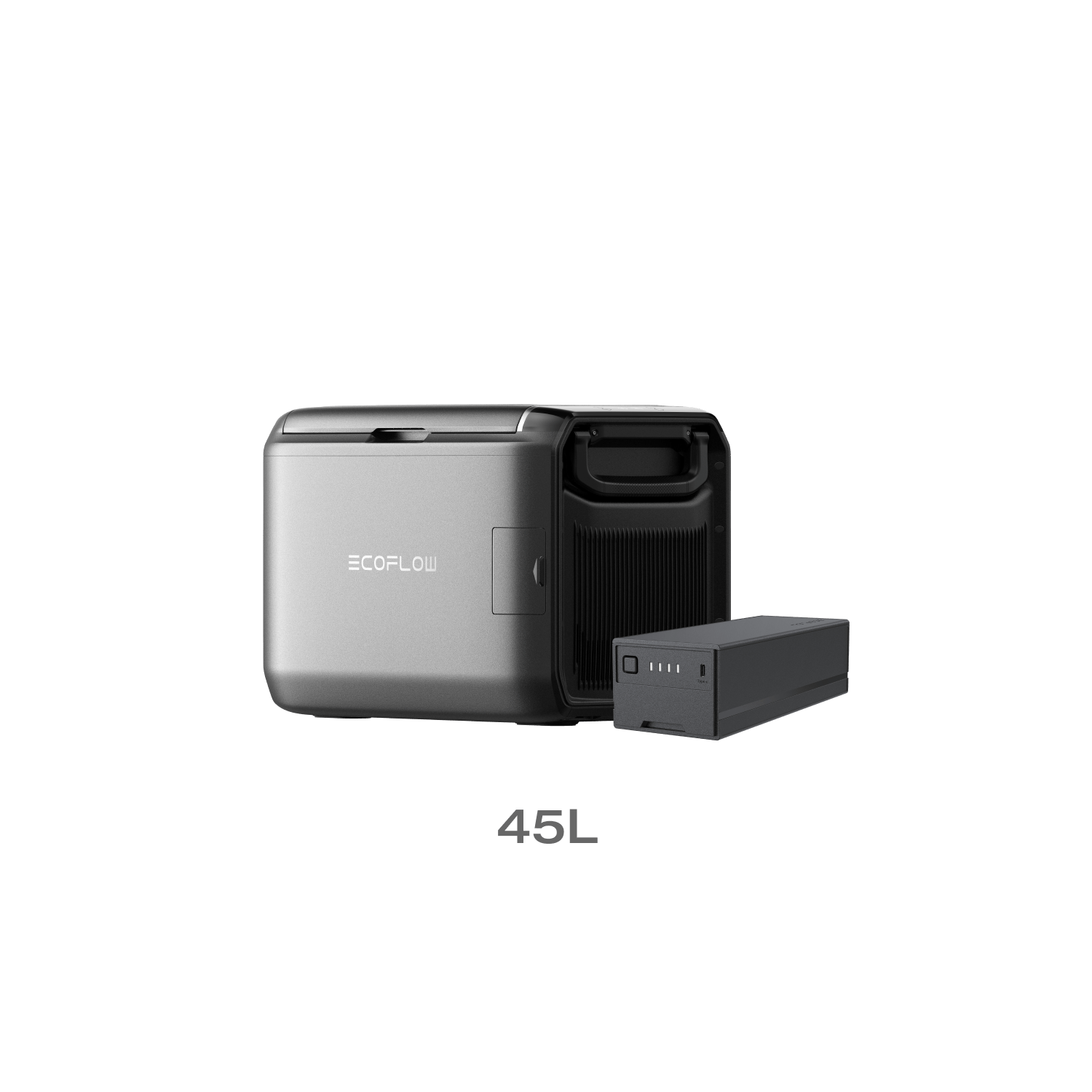 GLACIER Classic portable electric cooler size comparison with bottles