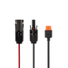 EcoFlow MC4-XT60 power cable being used in camping solar system