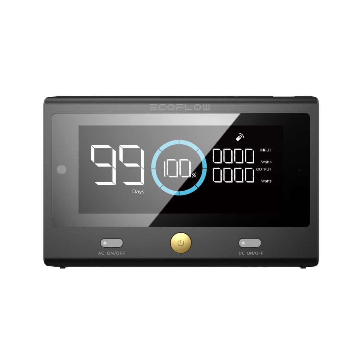 EcoFlow DELTA Pro Bluetooth remote control display