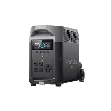 EcoFlow DELTA Pro 3600Wh portable power station, front three-quarter view