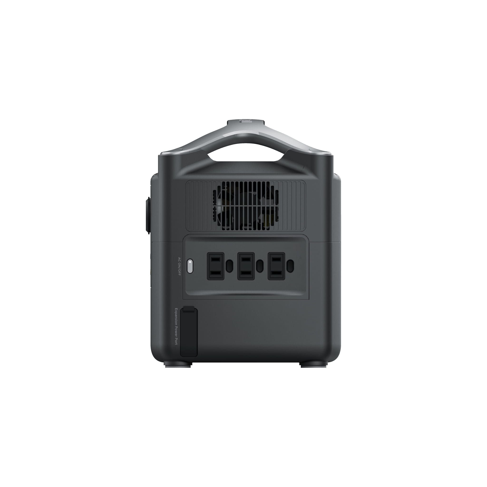 EcoFlow RIVER Pro Portable Power Station Side View Plugs