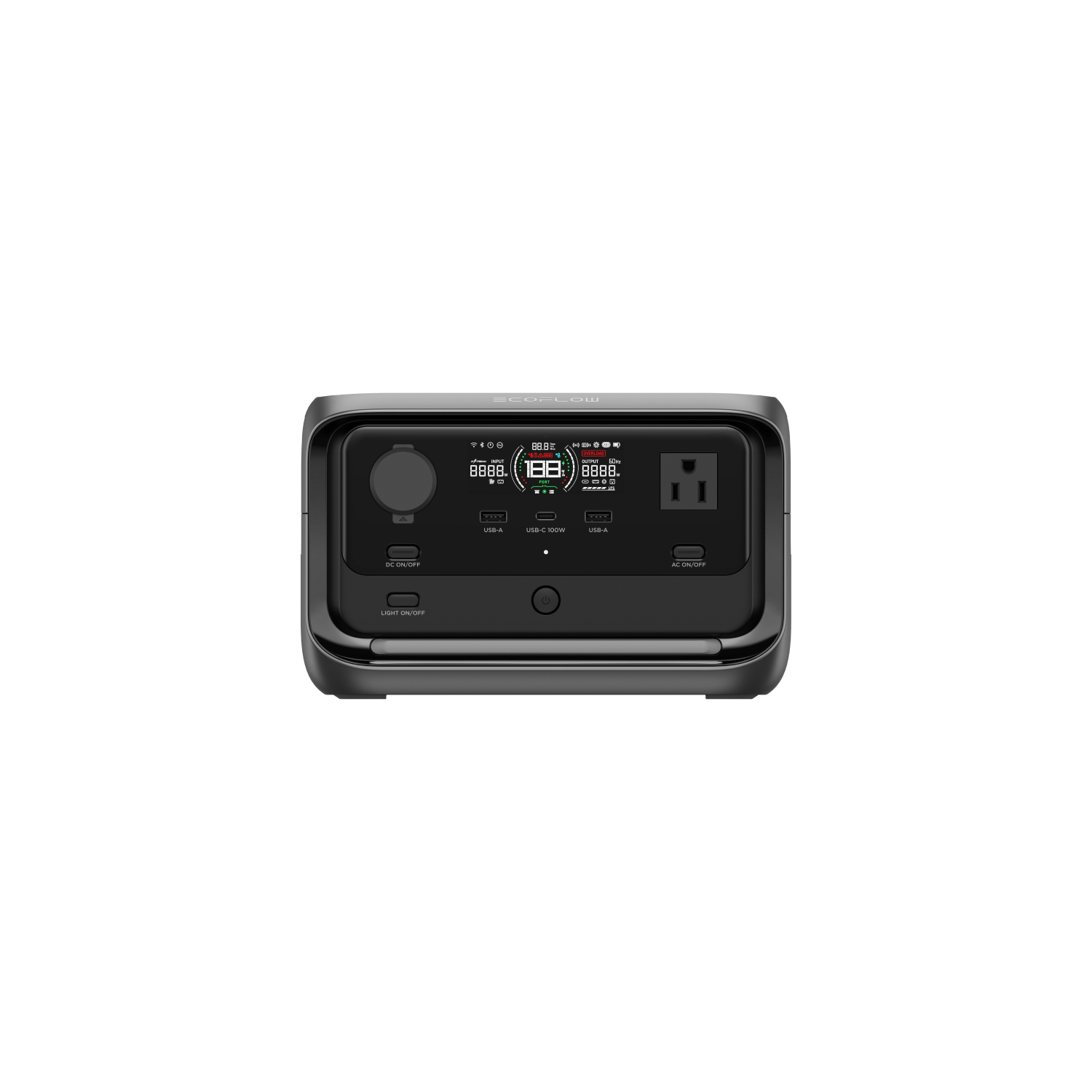 RIVER 3 Max portable power station with solar panel outdoors