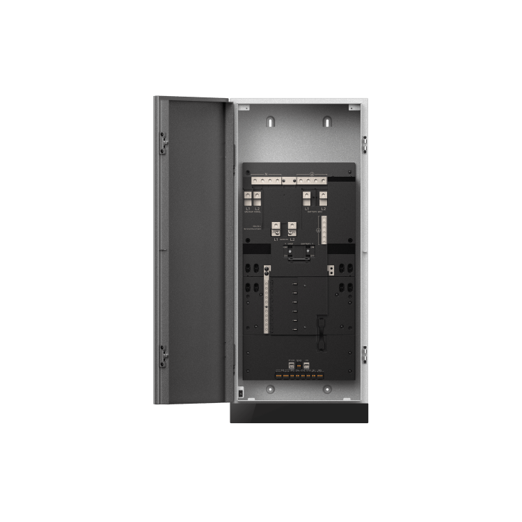 EcoFlow Gateway connection ports and interface panel closeup