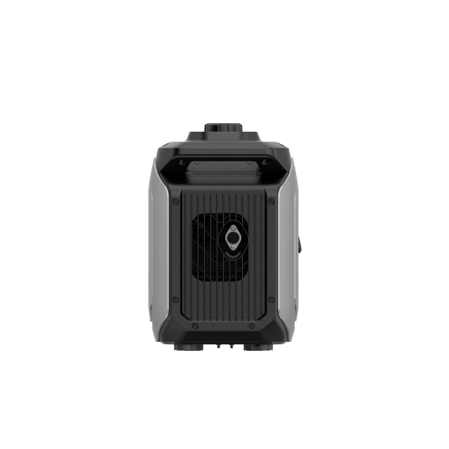 EcoFlow SG3000 outlet ports and fuel selector switch close up