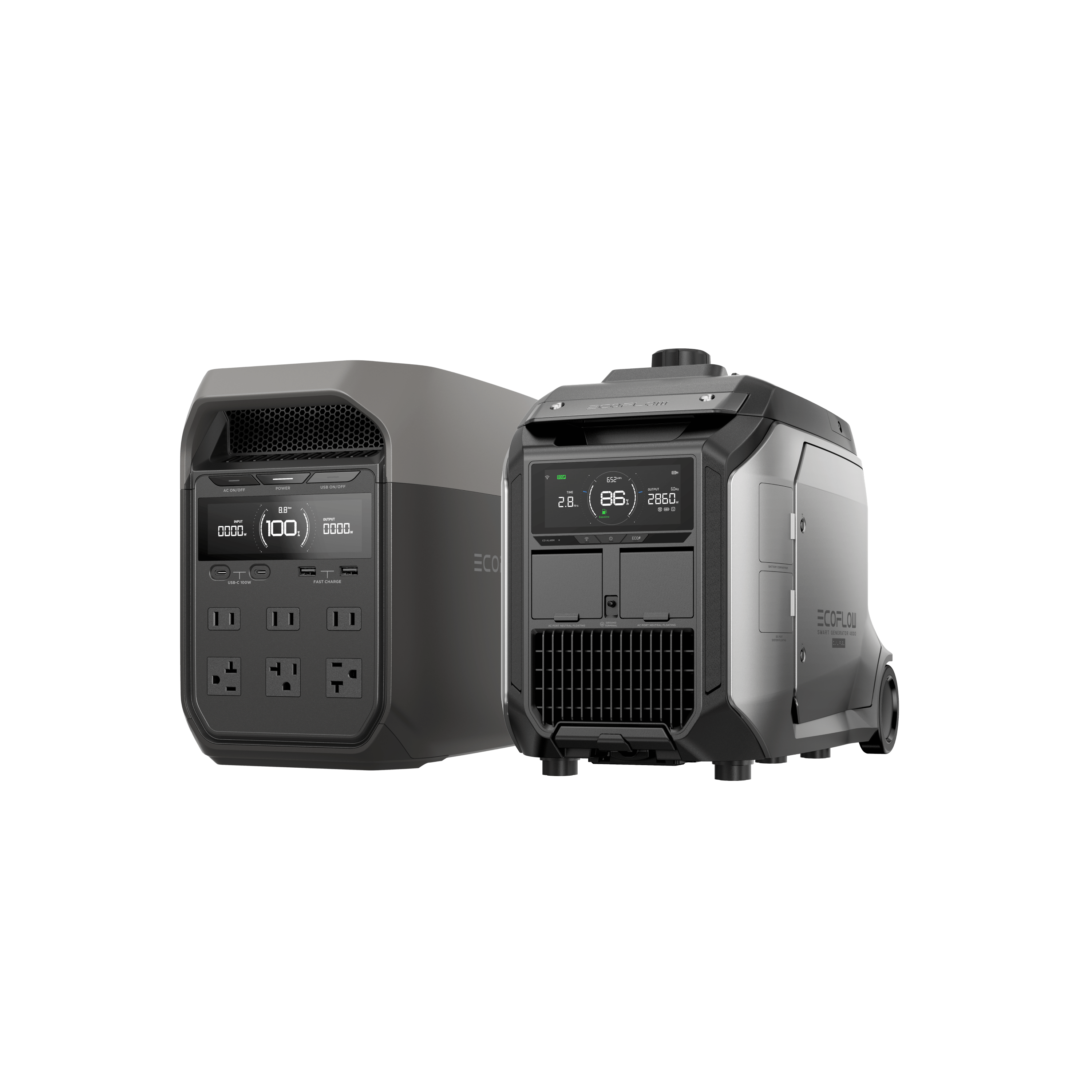 SG3000 dual fuel generator with propane tank connection setup
