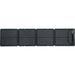 EcoFlow 110W portable solar panel unfolded showing monocrystalline cells