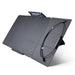 EcoFlow 110W solar panel folded down for compact travel storage