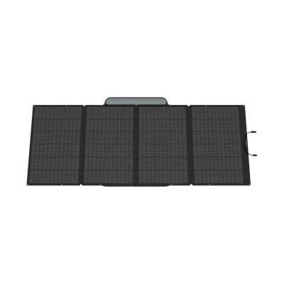 EcoFlow 400W portable solar panel unfolded