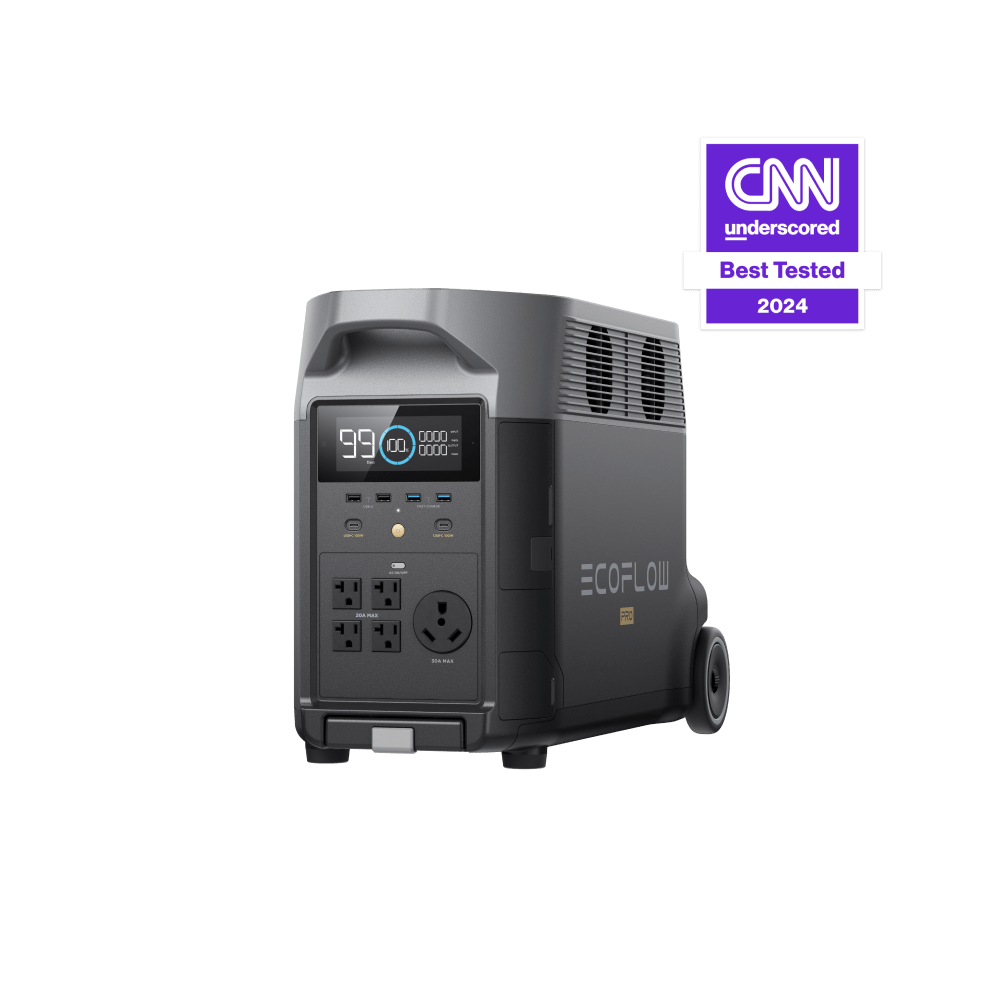 EcoFlow DELTA Pro power station used in the dual-unit 7200W system