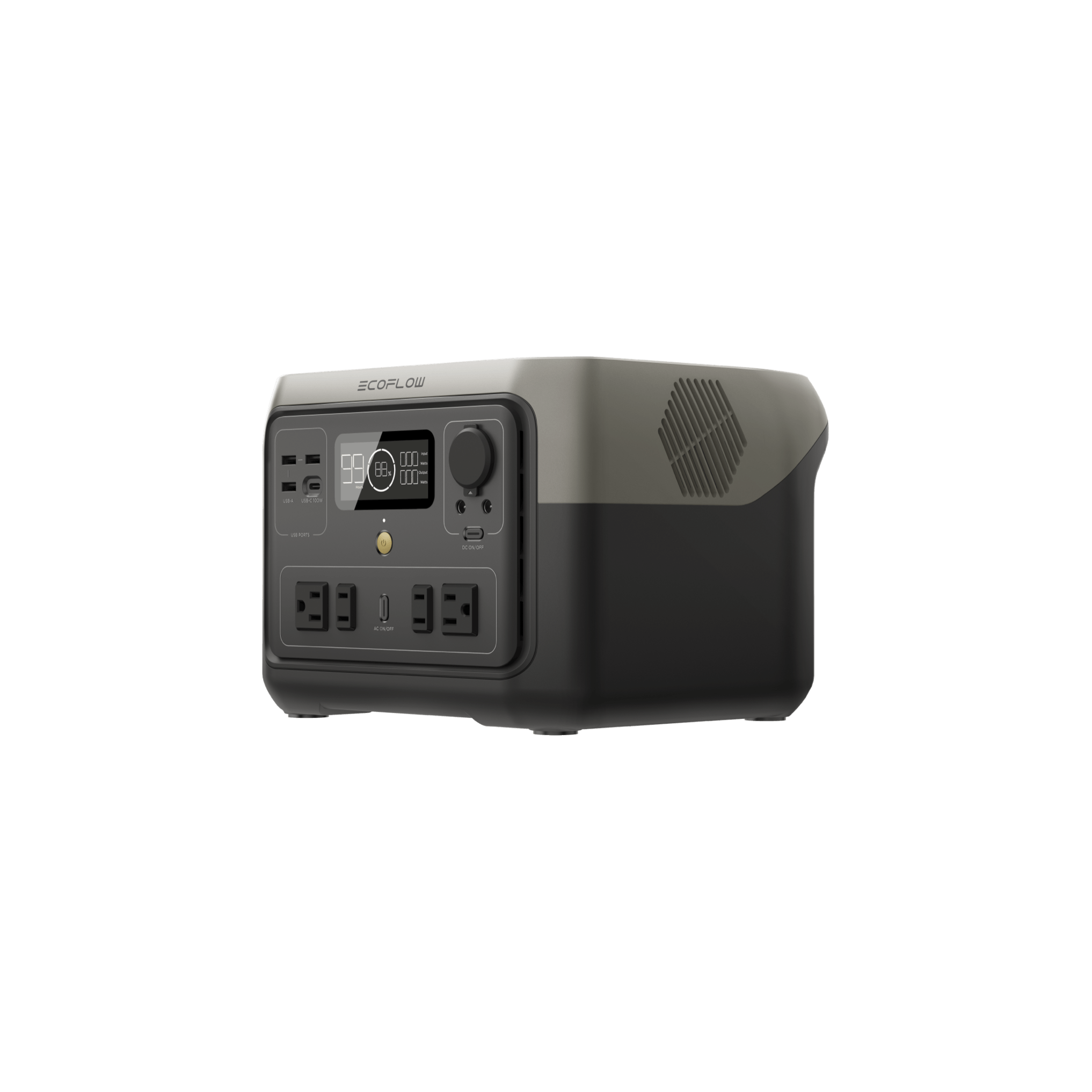 EcoFlow RIVER 2 Max 500 ports and outputs