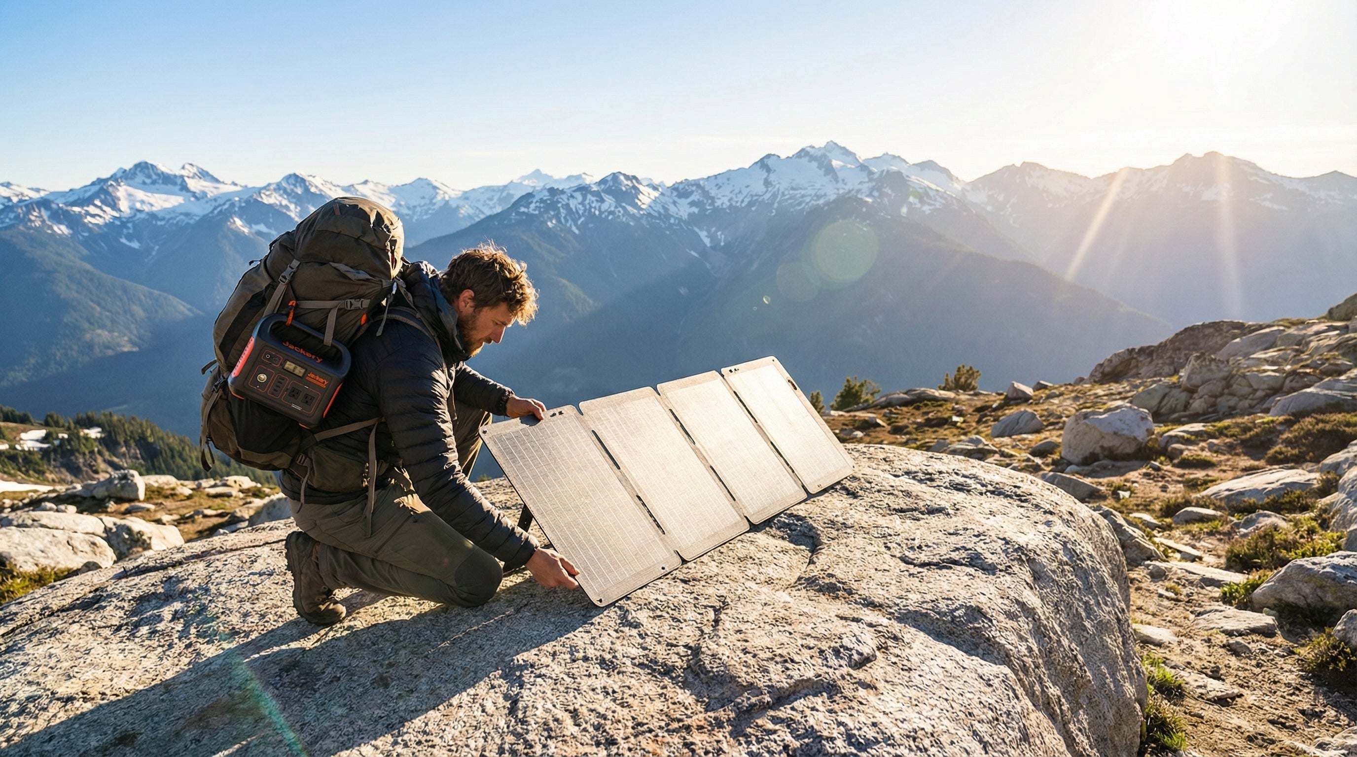 Jackery 100Wair 100W Portable Solar Panel — lifestyle image 3