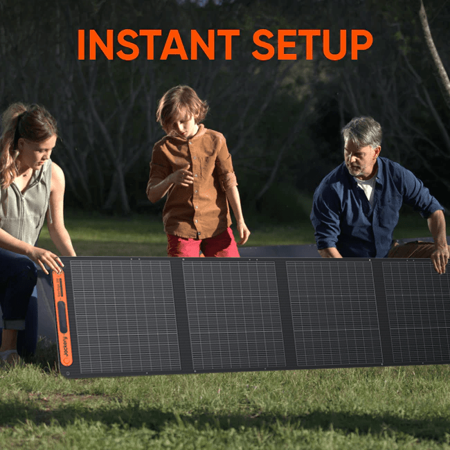 200W Jackery power station angled view showing compact design