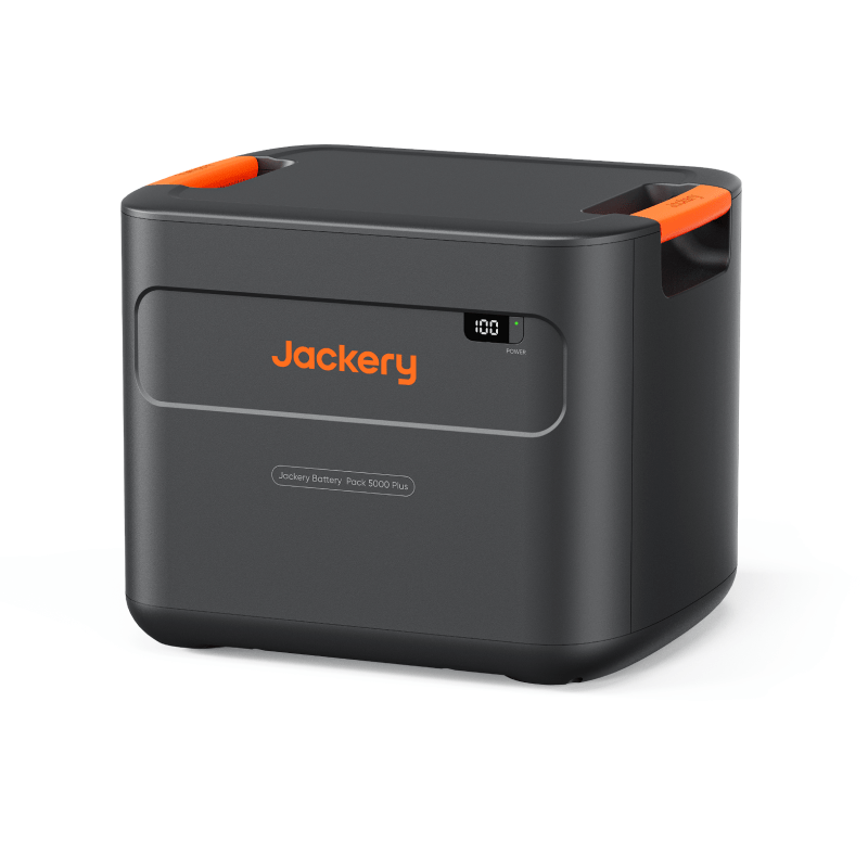 E5000Plus battery pack angled side view showing compact design