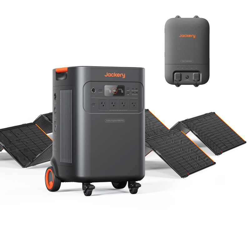 E5000Plus BP expansion battery connected to main power station unit