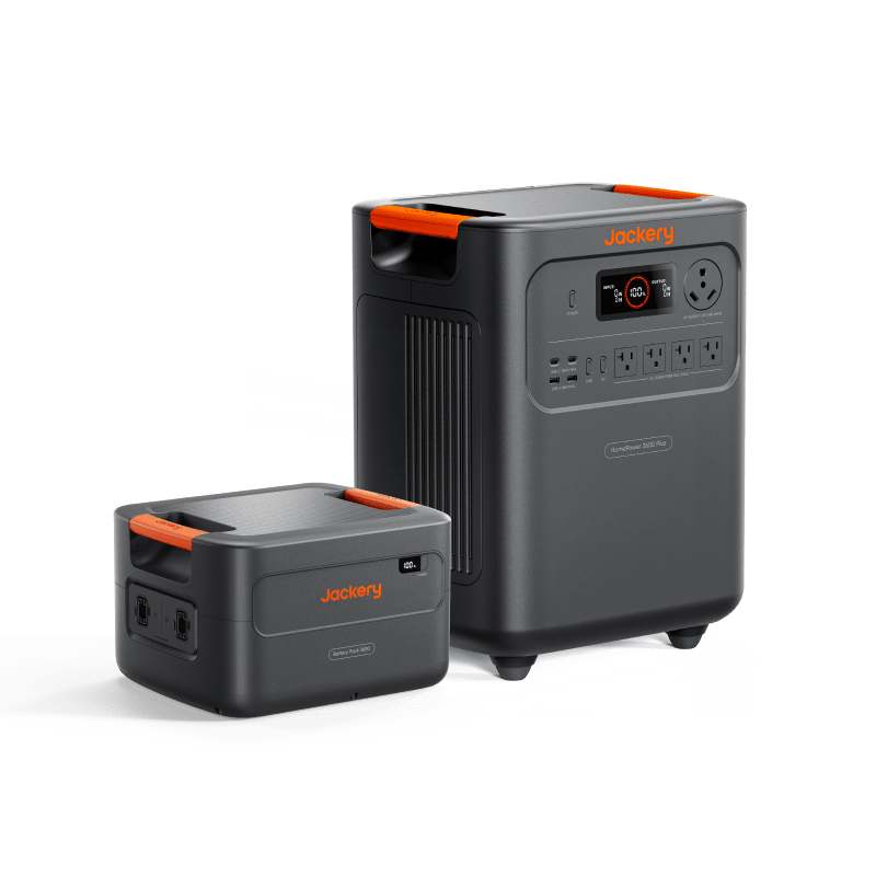 Jackery HomePower 3600 Plus - side profile with handle