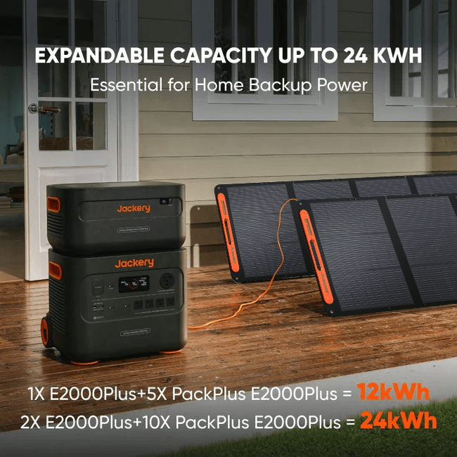 Jackery Explorer 2000 Plus - Jackery Solar Generator 2000 Plus Kit (4kWh) - Jackery