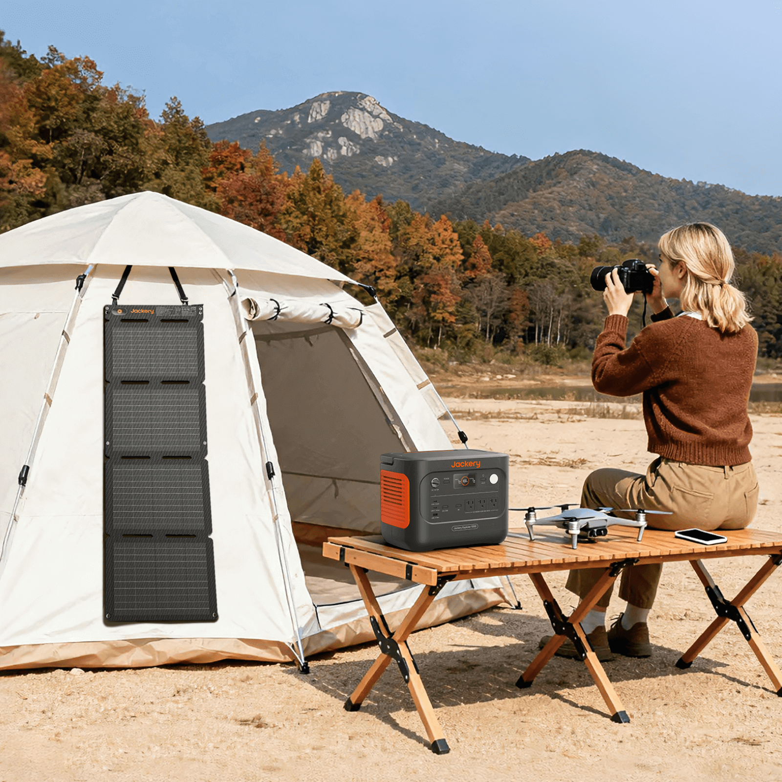 Jackery SolarSaga 40 Air 40W bifacial portable solar panel