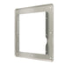 A square metal mounting frame by Nature's Generator with rounded corners and multiple screw holes, designed for flush mount installation—ideal for setups like a 12-circuit power transfer switch in a wall or enclosure.