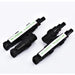 Two black Nature's Generator MC4 electrical connectors with white labels and green arrows reading "TO GENERATOR" and "TO GENERATOR PANEL," pointing in opposite directions, are shown on a white background.