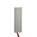 A gray metal Nature's Generator electrical box, designed for 120V use with circular indentations and holes, features black and red wires—ideal as a Transfer Switch Kit for up to 4 circuits—shown against a plain white background.
