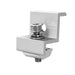 The Nature's Generator silver aluminum alloy bracket features a durable right-angle design, 40MM marking, and screw/bolt assembly. Perfect as a solar panel mount for securing panels or other structural parts.