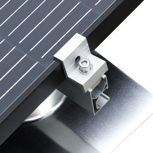 Anodized Aluminum Solar Panel Mount Kit - 440W/100W | Corrosion-Resistant