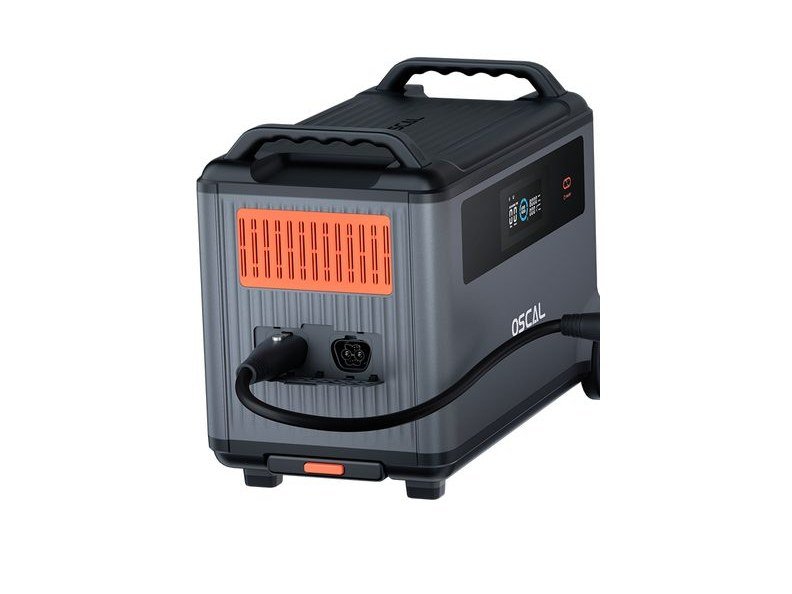 Oscal BP3600 expansion battery, three quarter view