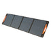 Single foldable solar panel with orange handles