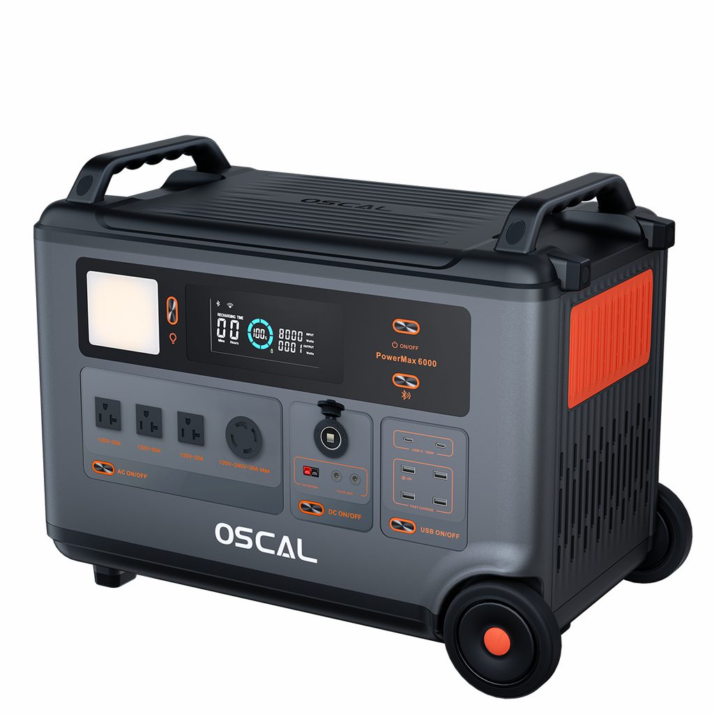 Oscal PowerMax 6000 portable power station alone