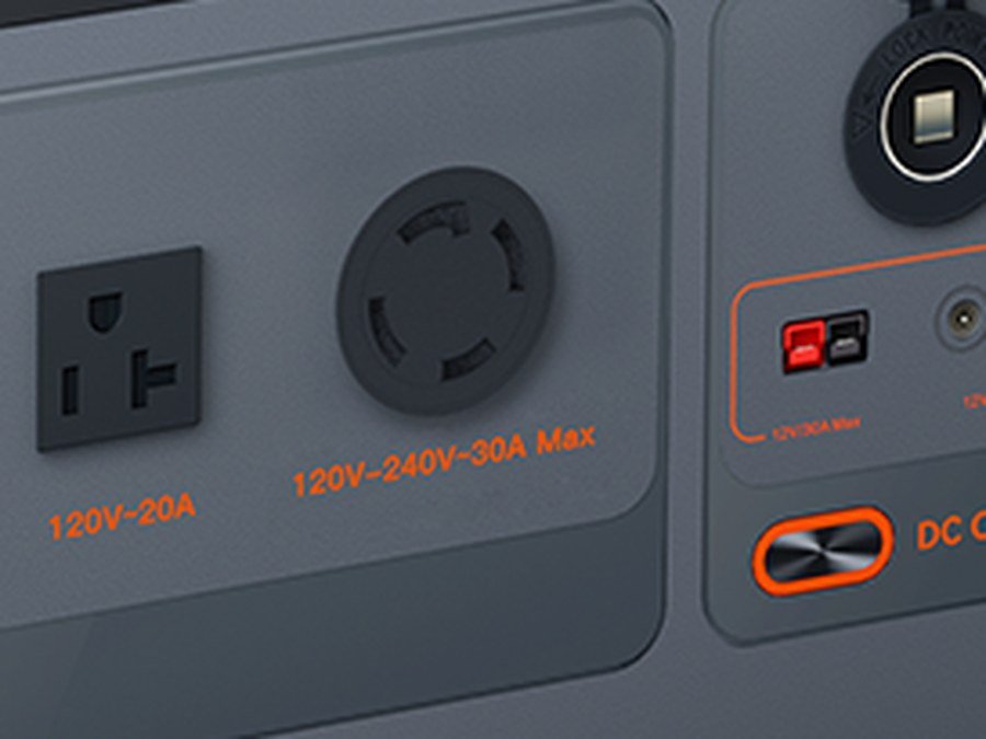 120V and 240V Output in One Unit