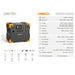 Pecron E2400LFP portable power station - angle